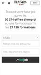 Mobile Screenshot of emploi-formation.sante-medecine.commentcamarche.net