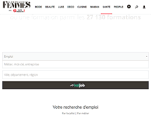 Tablet Screenshot of emploi-formation.sante-medecine.commentcamarche.net