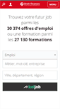 Mobile Screenshot of emploi-formation.droit-finances.commentcamarche.net